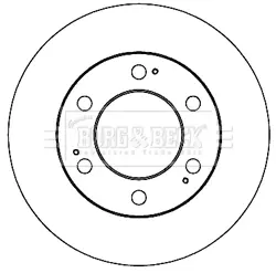 Тормозной диск BORG & BECK BBD5213