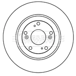 Тормозной диск BORG & BECK BBD5222