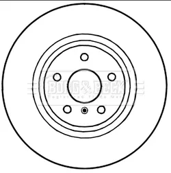 Тормозной диск BORG & BECK BBD5225