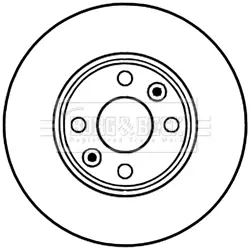 Тормозной диск BORG & BECK BBD5226