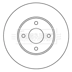 Тормозной диск BORG & BECK BBD5237