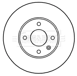 Тормозной диск BORG & BECK BBD5249