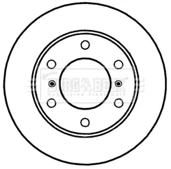 Тормозной диск BORG & BECK BBD5250