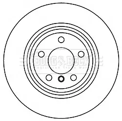 Тормозной диск BORG & BECK BBD5260
