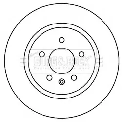 Тормозной диск BORG & BECK BBD5262