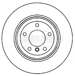 Тормозной диск BORG & BECK BBD5266