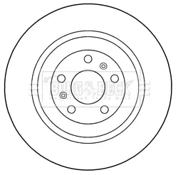 Тормозной диск BORG & BECK BBD5274