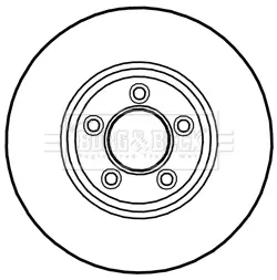 Тормозной диск BORG & BECK BBD5275