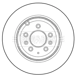 Тормозной диск BORG & BECK BBD5276