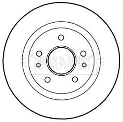 Тормозной диск BORG & BECK BBD5277