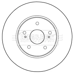 Тормозной диск BORG & BECK BBD5285