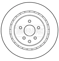 Тормозной диск BORG & BECK BBD5286