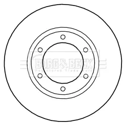 Тормозной диск BORG & BECK BBD5288