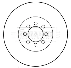 Тормозной диск BORG & BECK BBD5298