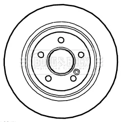 Тормозной диск BORG & BECK BBD5299