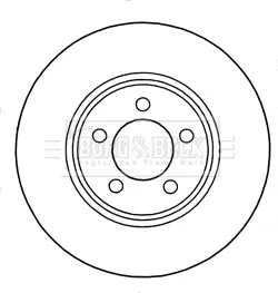 Тормозной диск BORG & BECK BBD5318