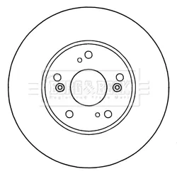 Тормозной диск BORG & BECK BBD5319
