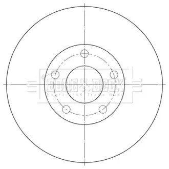 Тормозной диск BORG & BECK BBD5338