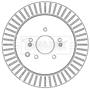 Тормозной диск BORG & BECK BBD5342