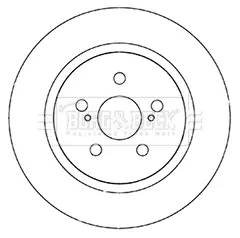 Тормозной диск BORG & BECK BBD5346