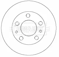 Тормозной диск BORG & BECK BBD5770S