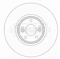 Тормозной диск BORG & BECK BBD5929S