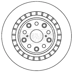 Тормозной диск BORG & BECK BBD5961S