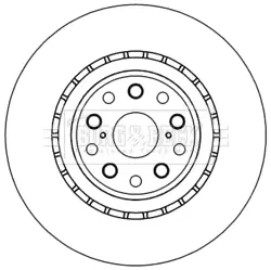 Тормозной диск BORG & BECK BBD5982S