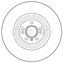 Тормозной диск BORG & BECK BBD5984S