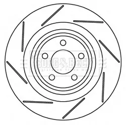 Тормозной диск BORG & BECK BBD6007S