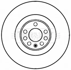 Тормозной диск BORG & BECK BBD6029S