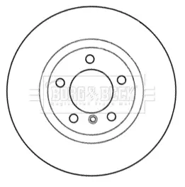 Тормозной диск BORG & BECK BBD6033S