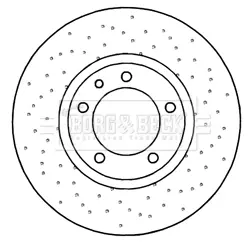 Тормозной диск BORG & BECK BBD6044S
