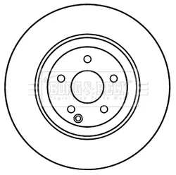 Тормозной диск BORG & BECK BBD6049S