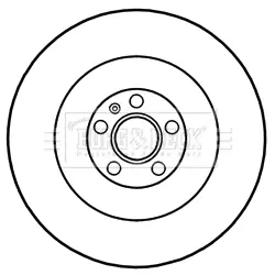 Тормозной диск BORG & BECK BBD6050S