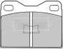 Комплект тормозных колодок, дисковый тормоз BORG & BECK BBP1006 (фото 1)