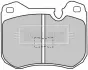 Комплект тормозных колодок, дисковый тормоз BORG & BECK BBP1030 (фото 1)