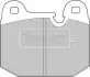 Комплект тормозных колодок, дисковый тормоз BORG & BECK BBP1043 (фото 1)