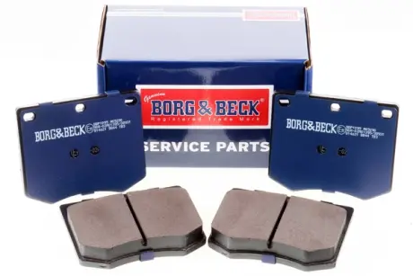 Комплект тормозных колодок, дисковый тормоз BORG & BECK BBP1095