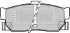 Комплект тормозных колодок, дисковый тормоз BORG & BECK BBP1177 (фото 1)