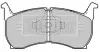 Комплект тормозных колодок, дисковый тормоз BORG & BECK BBP1185 (фото 1)