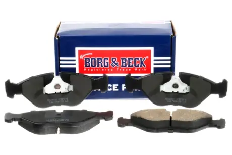 Комплект тормозных колодок, дисковый тормоз BORG & BECK BBP1186