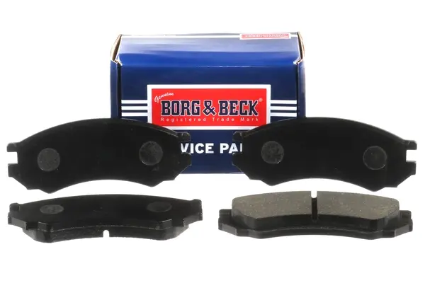 Комплект тормозных колодок, дисковый тормоз BORG & BECK BBP1189 (фото 1)