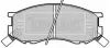 Комплект тормозных колодок, дисковый тормоз BORG & BECK BBP1190 (фото 1)