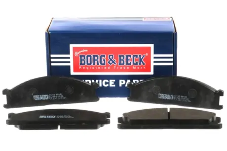 Комплект тормозных колодок, дисковый тормоз BORG & BECK BBP1195