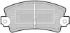 Комплект тормозных колодок, дисковый тормоз BORG & BECK BBP1247 (фото 1)