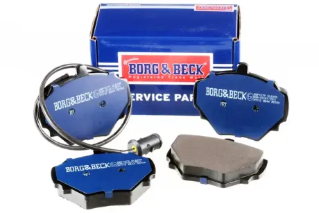 Комплект тормозных колодок, дисковый тормоз BORG & BECK BBP1279