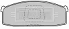 Комплект тормозных колодок, дисковый тормоз BORG & BECK BBP1280 (фото 1)