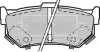Комплект тормозных колодок, дисковый тормоз BORG & BECK BBP1298 (фото 1)