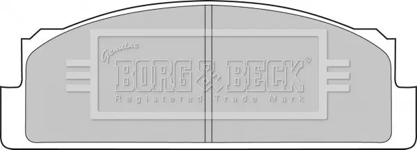 Комплект тормозных колодок, дисковый тормоз BORG & BECK BBP1305 (фото 1)